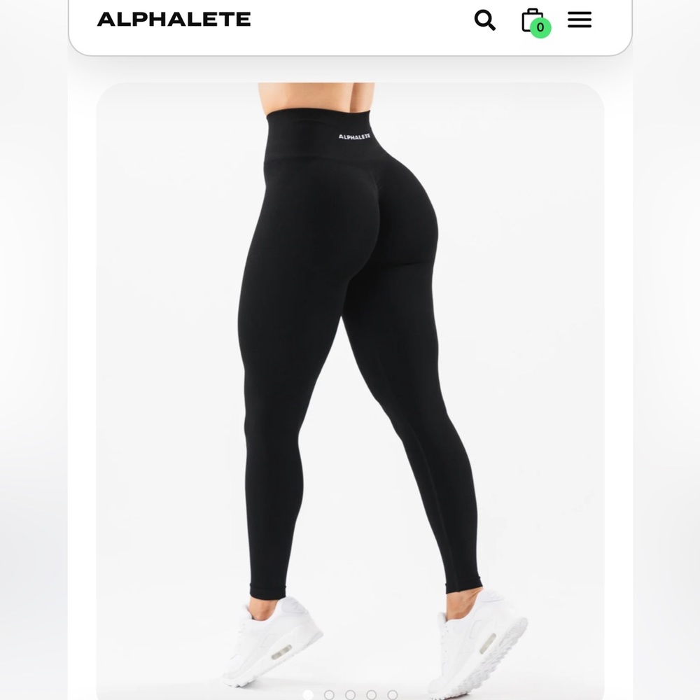 Alphalete Amplify Leggings in Black Size Small